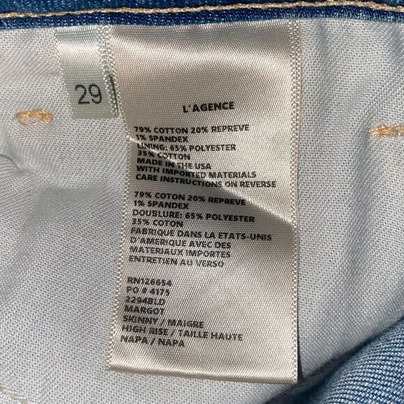 L'AGENCE Margot High Rise Skinny Jean in Napa - Picture 5 of 5